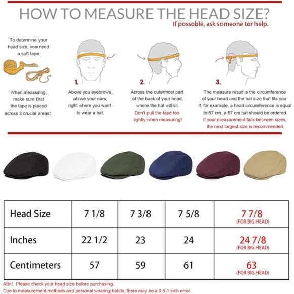 Men Ivy Cap Cotton Twill Newsboy Flat Cap - Picture 7 of 8